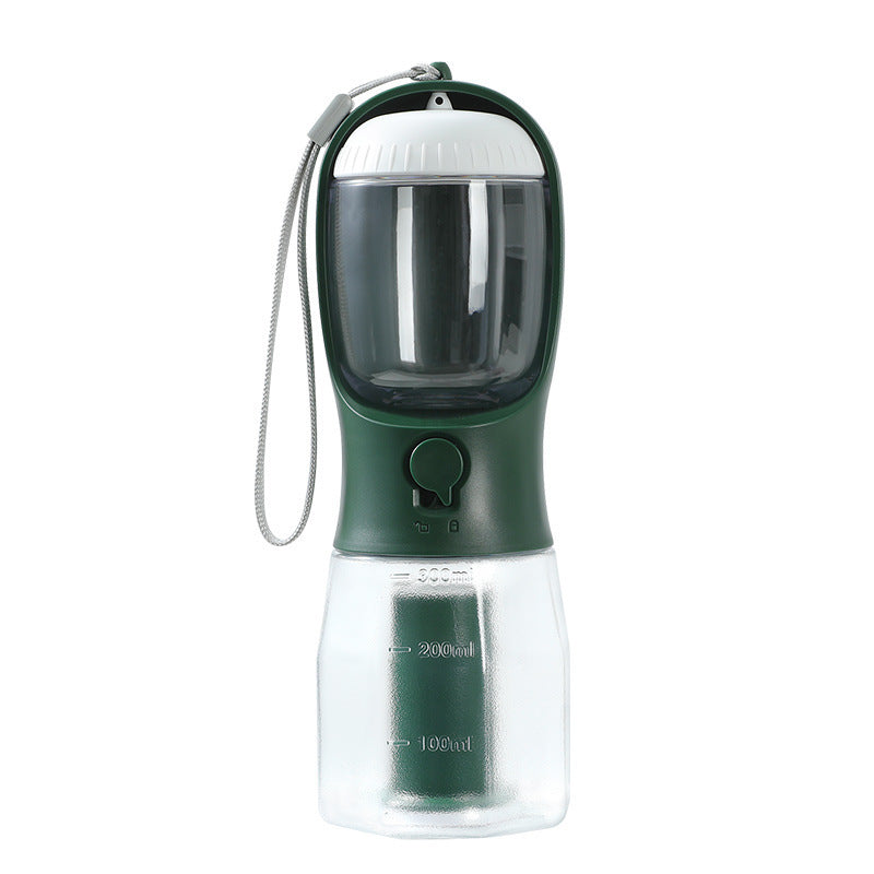 Convenient 3-in-1 Dog Cup: Water, Food, and Waste Bags On-the-Go! - goodestpetstore