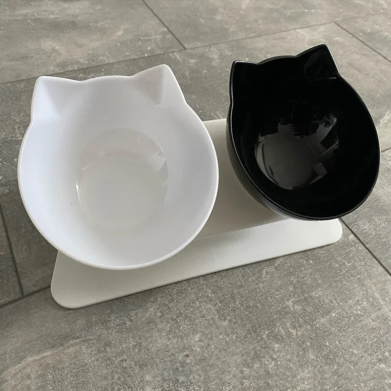 Non-Slip Cat and Dog Bowl with Stand - Easy Feeding - goodestpetstore