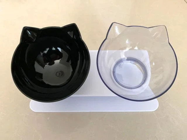 Non-Slip Cat and Dog Bowl with Stand - Easy Feeding - goodestpetstore