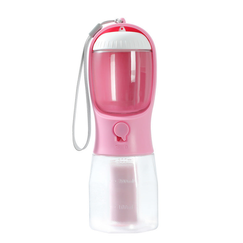 Convenient 3-in-1 Dog Cup: Water, Food, and Waste Bags On-the-Go! - goodestpetstore