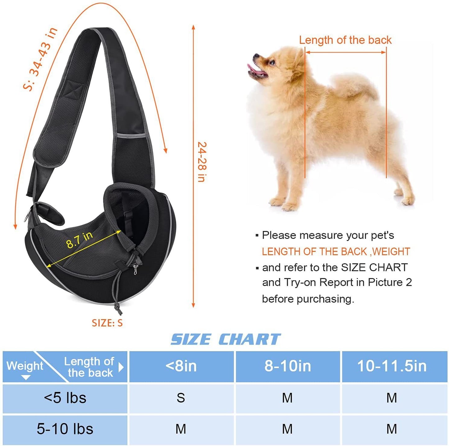 Stylish Crossbody Pet Carrier – Comfortably Carry Your Dog or Cat - goodestpetstore