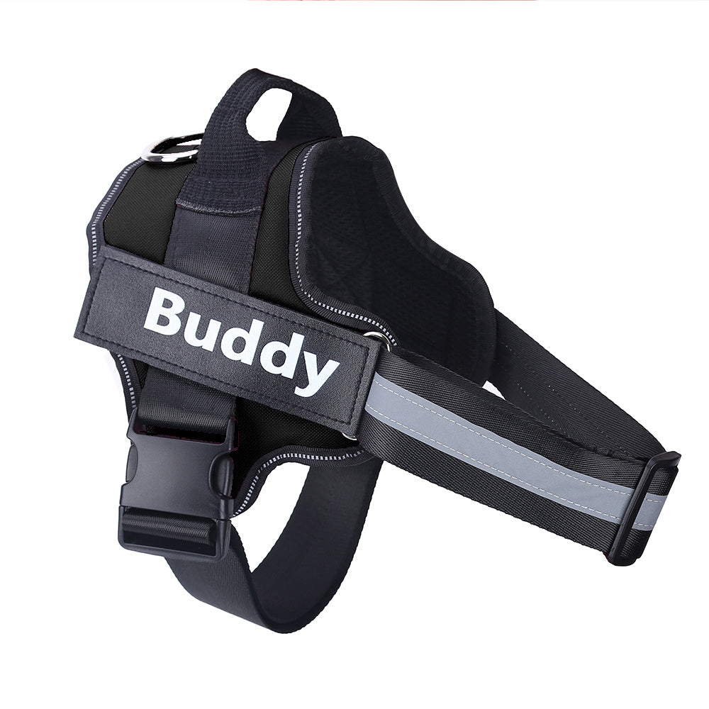 Custom No-Pull Dog Harness: Adjustable & Reflective Vest - goodestpetstore