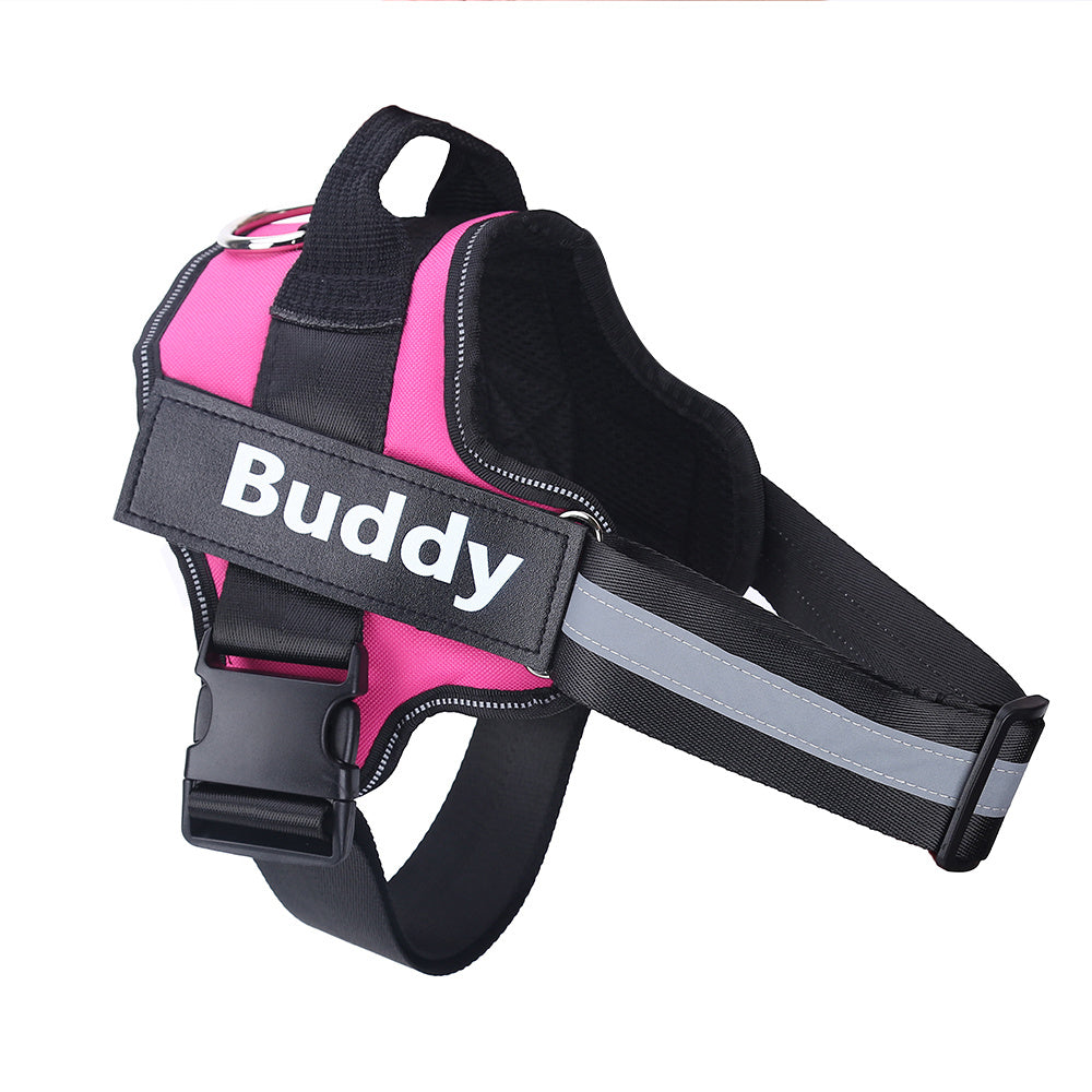 Custom No-Pull Dog Harness: Adjustable & Reflective Vest - goodestpetstore
