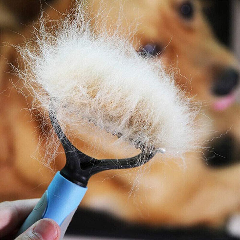 Grooming Brush for Pets: Double-Sided Deshedding Tool for Dogs and Cats - goodestpetstore