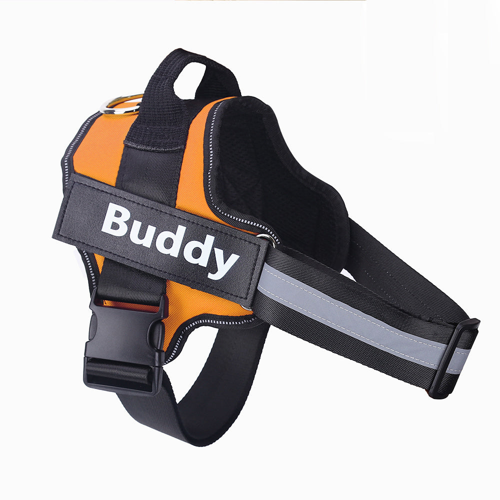 Custom No-Pull Dog Harness: Adjustable & Reflective Vest - goodestpetstore