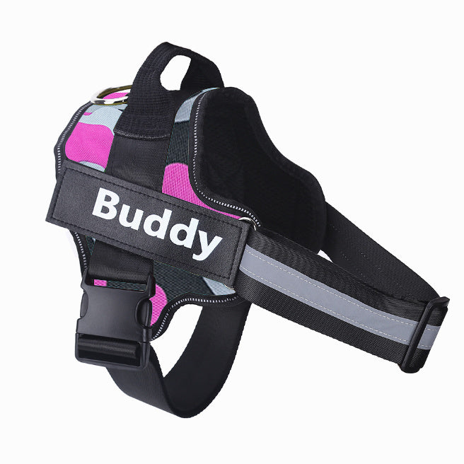 Custom No-Pull Dog Harness: Adjustable & Reflective Vest - goodestpetstore