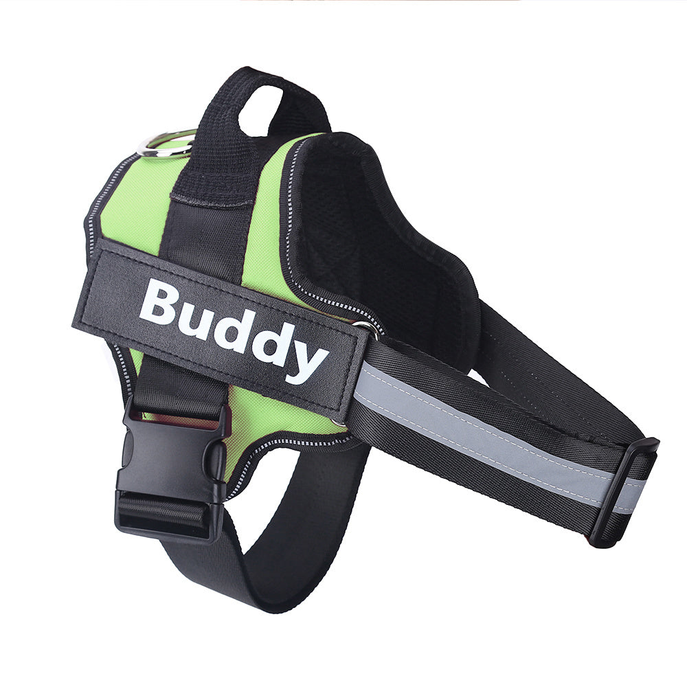 Custom No-Pull Dog Harness: Adjustable & Reflective Vest - goodestpetstore