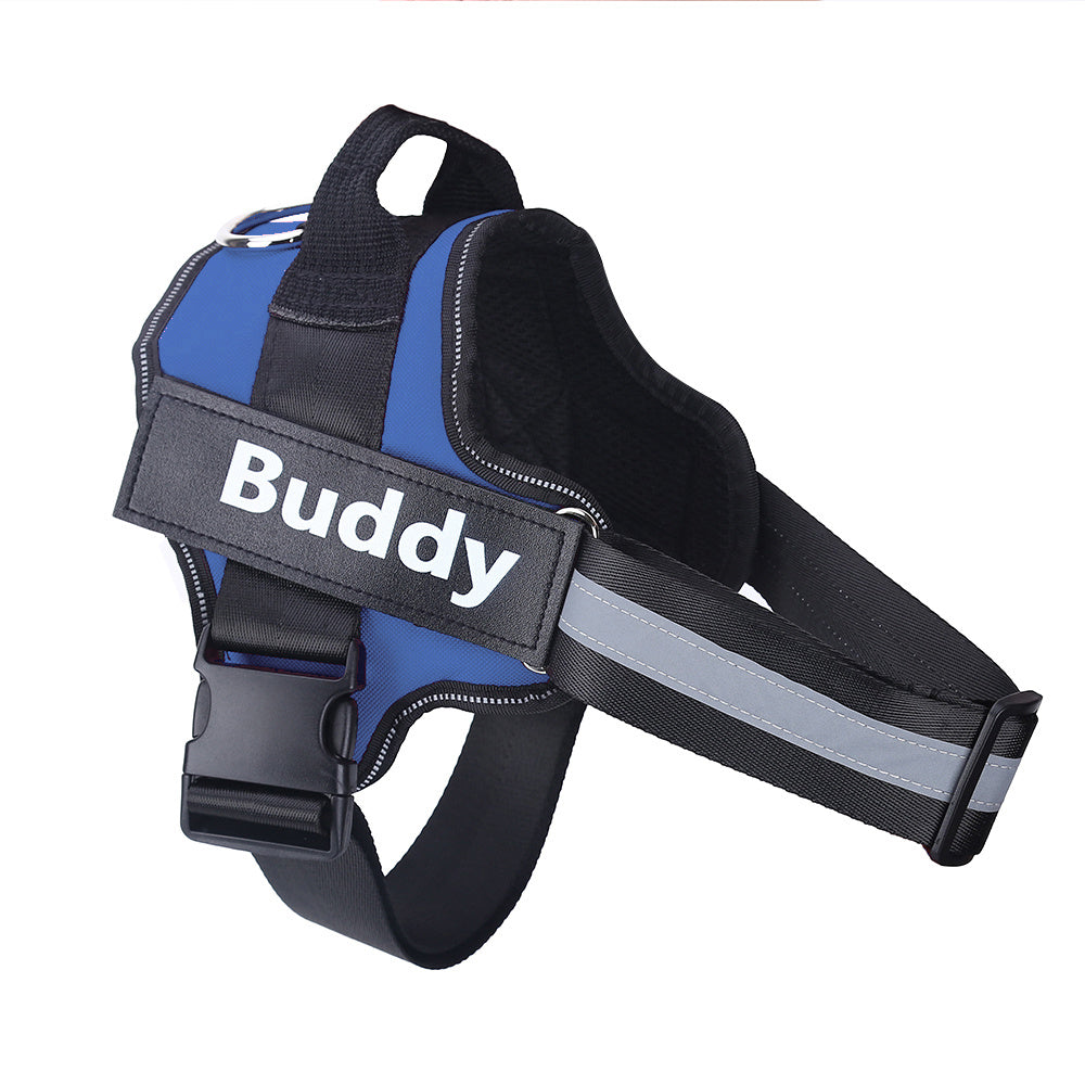 Custom No-Pull Dog Harness: Adjustable & Reflective Vest - goodestpetstore