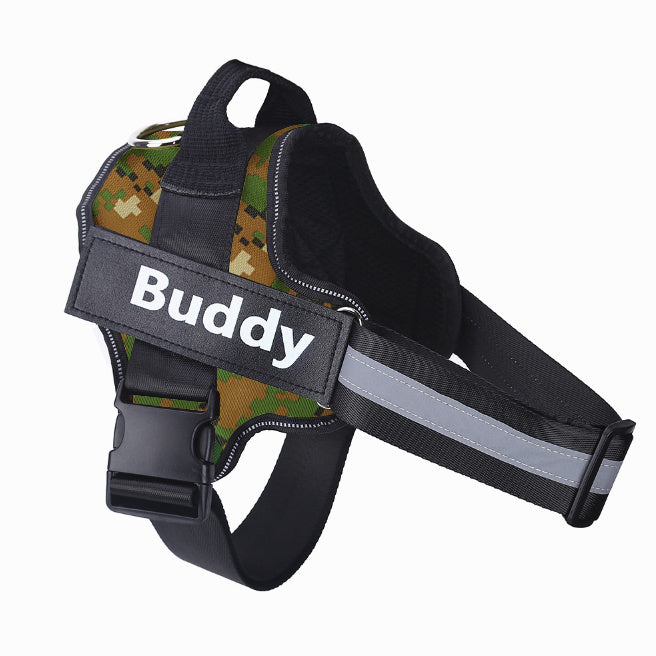 Custom No-Pull Dog Harness: Adjustable & Reflective Vest - goodestpetstore