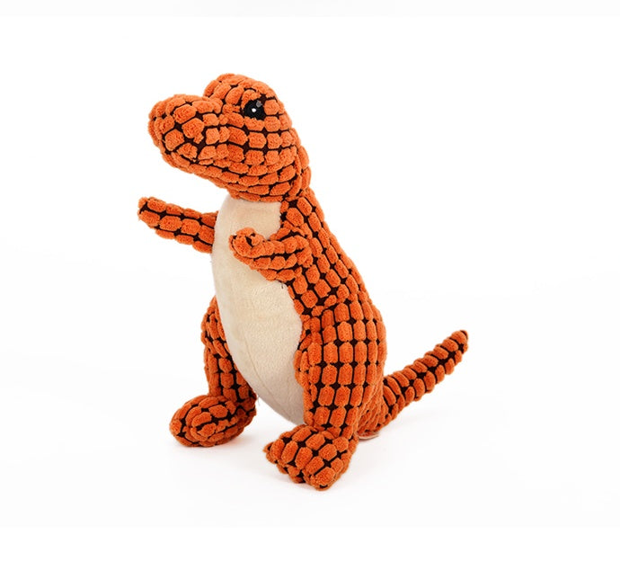 Giant Dinosaur Dog Toy – Plush, Chewy Fun with Squeakers! - goodestpetstore