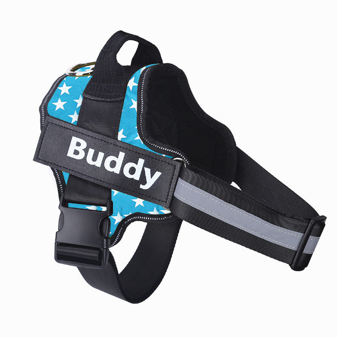 Custom No-Pull Dog Harness: Adjustable & Reflective Vest - goodestpetstore
