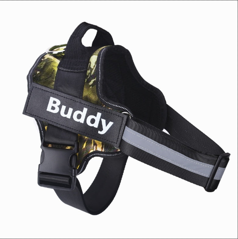 Custom No-Pull Dog Harness: Adjustable & Reflective Vest - goodestpetstore