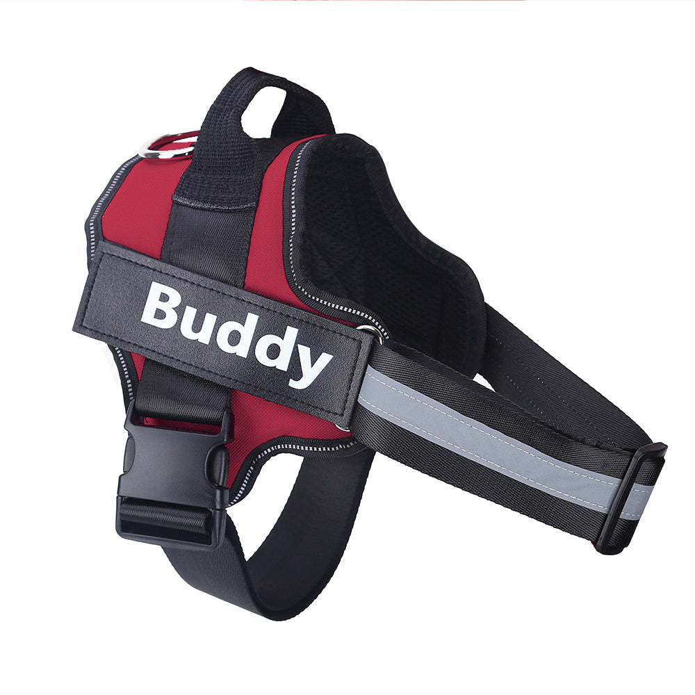 Custom No-Pull Dog Harness: Adjustable & Reflective Vest - goodestpetstore