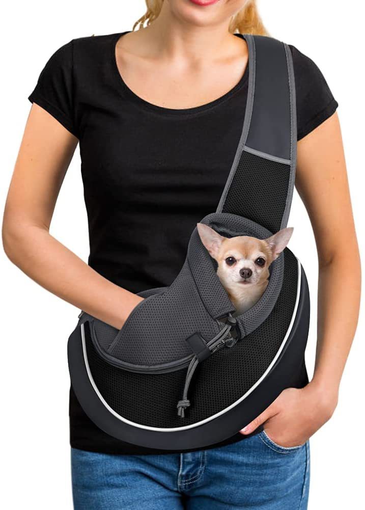 Stylish Crossbody Pet Carrier – Comfortably Carry Your Dog or Cat - goodestpetstore