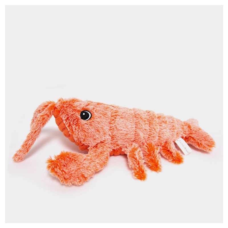 Electric Jumping Shrimp Toy: USB Charging Plush Fun for Cats - goodestpetstore