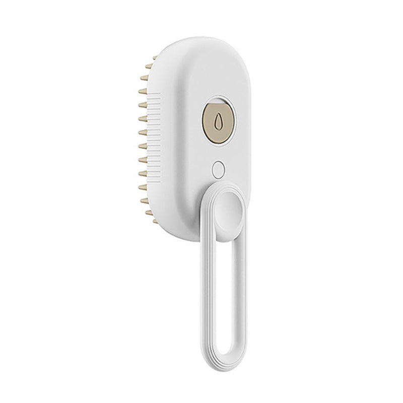 3-in-1 Steamy Brush – Groom, Massage & Remove Hair - goodestpetstore