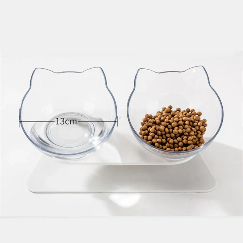 Non-Slip Cat and Dog Bowl with Stand - Easy Feeding - goodestpetstore