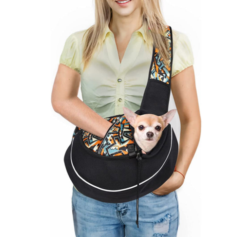 Stylish Crossbody Pet Carrier – Comfortably Carry Your Dog or Cat - goodestpetstore
