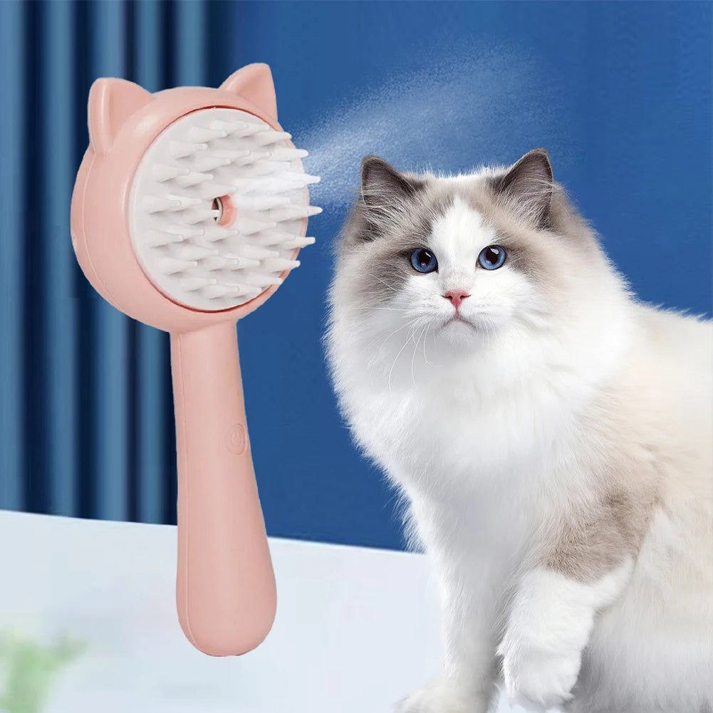 Rechargeable Misting Pet Grooming Brush - goodestpetstore
