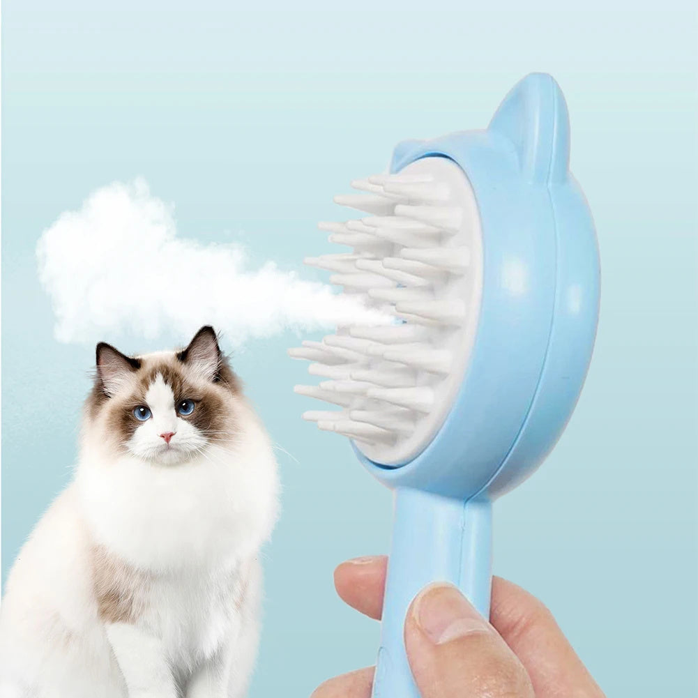 Rechargeable Misting Pet Grooming Brush - goodestpetstore