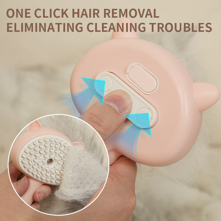 Rechargeable Misting Pet Grooming Brush - goodestpetstore