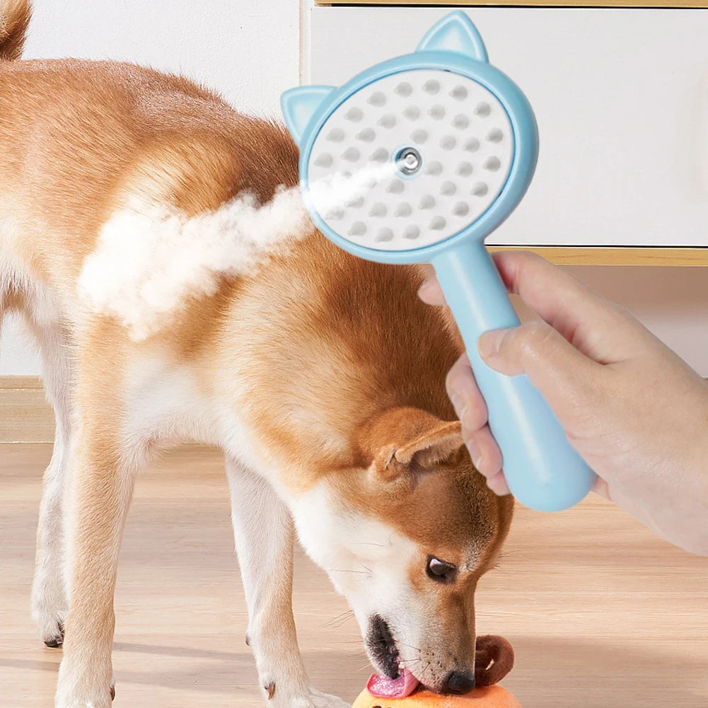Rechargeable Misting Pet Grooming Brush - goodestpetstore